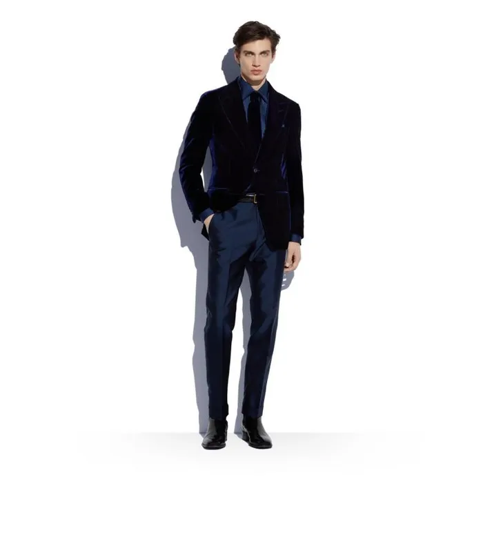 Men Pocket Squares Tom Ford Silk Pocket Square Navy Men Pocket Squares Tom Ford Silk Pocket Square Navy