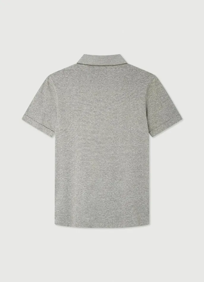Men Polo Shirts Hackett London Classic Fit Fil A Fil Polo Khaki