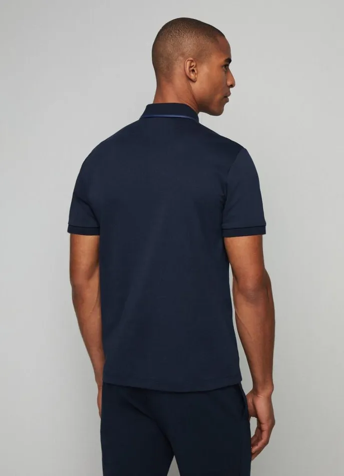 Men Polo Shirts Hackett London Hackett Sport Slim Fit Polo Navy