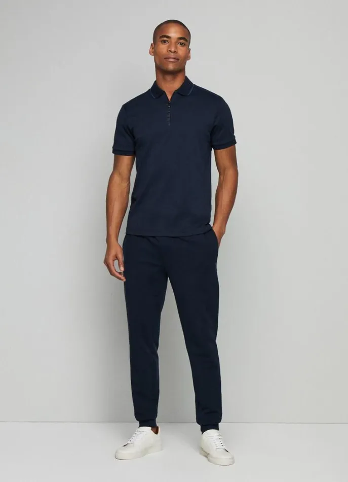 Men Polo Shirts Hackett London Hackett Sport Slim Fit Polo Navy
