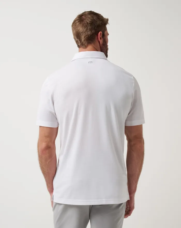 Men Polos TravisMathew TORONTO BLUE JAYS TOP RECRUIT POLO White