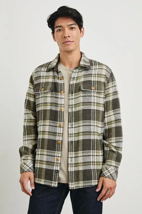 Men Rails Jackets and Coats Berkshire Shirt Jacket Grape Leaf Cedar Men Rails Jackets and Coats Berkshire Shirt Jacket Grape Leaf Cedar