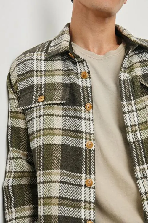 Men Rails Jackets and Coats Berkshire Shirt Jacket Grape Leaf Cedar Men Rails Jackets and Coats Berkshire Shirt Jacket Grape Leaf Cedar