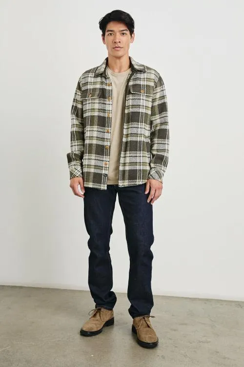 Men Rails Jackets and Coats Berkshire Shirt Jacket Grape Leaf Cedar Men Rails Jackets and Coats Berkshire Shirt Jacket Grape Leaf Cedar