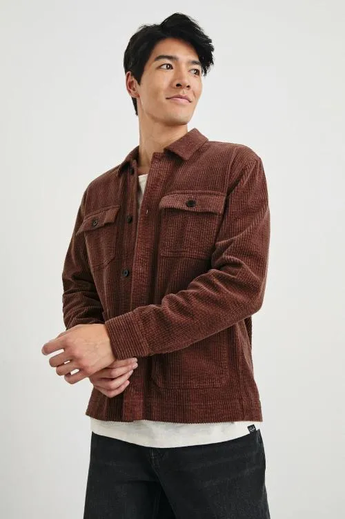 Men Rails Jackets and Coats Franklin Jacket Brick