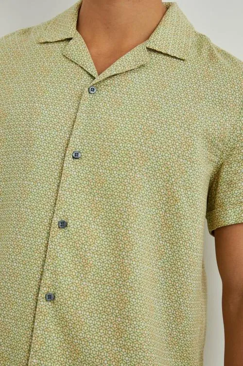 Men Rails Shirts Amalfi Shirt Painted Tile Matcha
