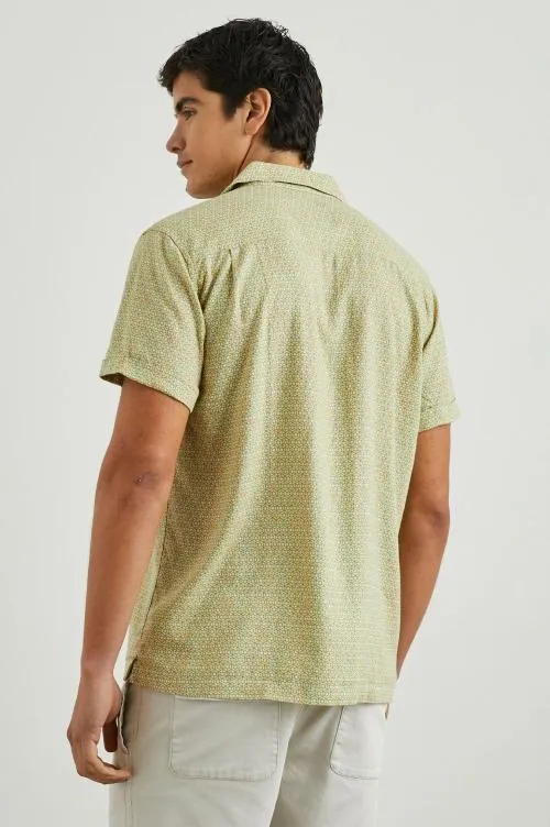 Men Rails Shirts Amalfi Shirt Painted Tile Matcha