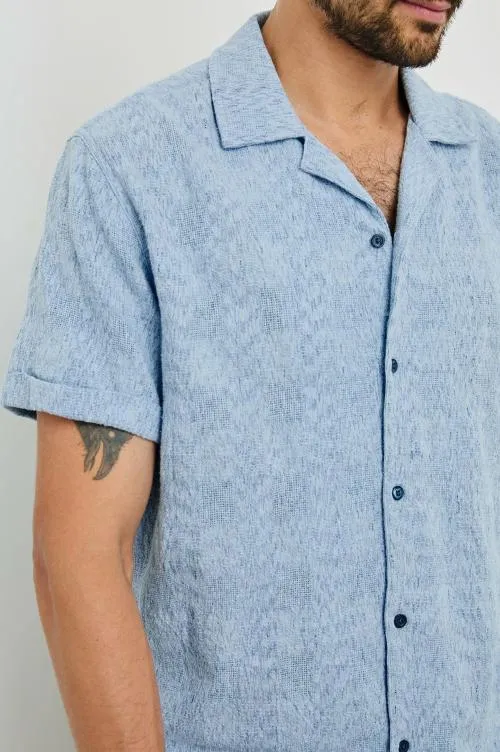 Men Rails Shirts Dresden Shirt Cerulean Ikat Men Rails Shirts Dresden Shirt Cerulean Ikat