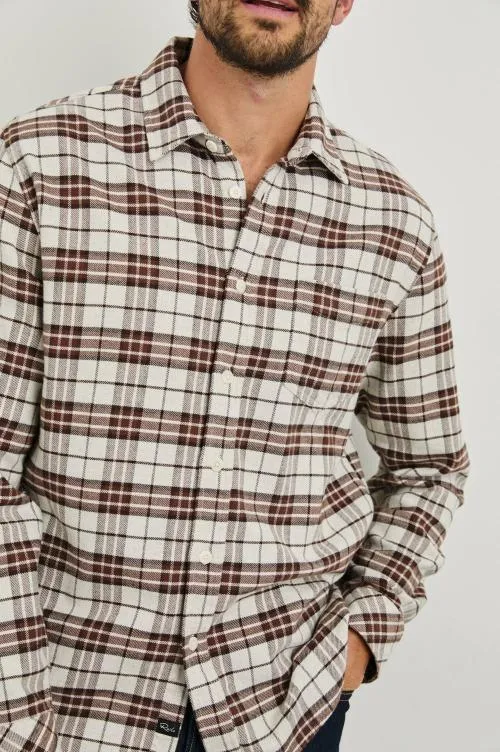 Men Rails Shirts Forrest Shirt Sandalwood Mosaic Men Rails Shirts Forrest Shirt Sandalwood Mosaic