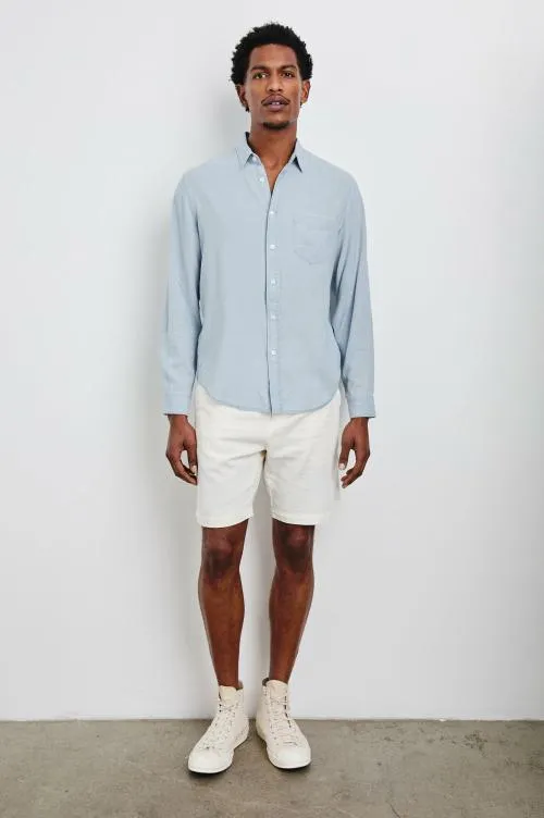 Men Rails Shirts Mykonos Shirt Blue Lagoon Men Rails Shirts Mykonos Shirt Blue Lagoon