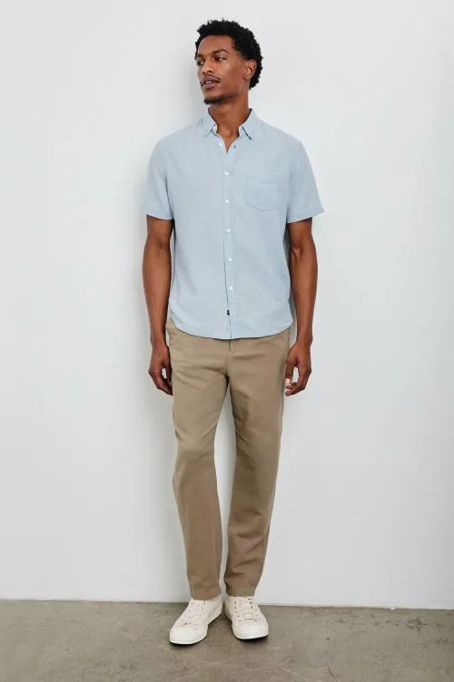 Men Rails Shirts Paros Shirt Blue Lagoon Men Rails Shirts Paros Shirt Blue Lagoon