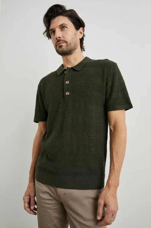 Men Rails TShirts and Polos Nathan Polo Shirt Ancient Olive