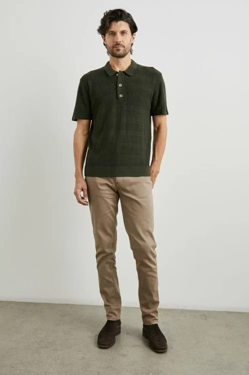 Men Rails TShirts and Polos Nathan Polo Shirt Ancient Olive