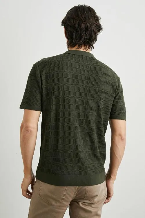 Men Rails TShirts and Polos Nathan Polo Shirt Ancient Olive
