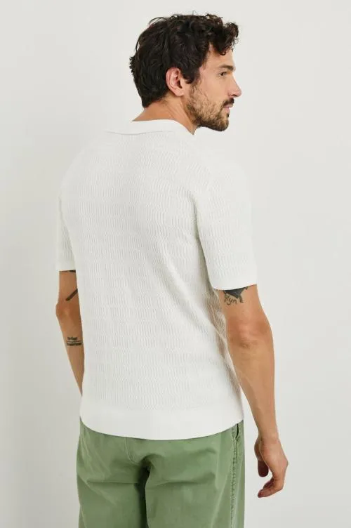 Men Rails TShirts and Polos Nathan Polo Shirt White