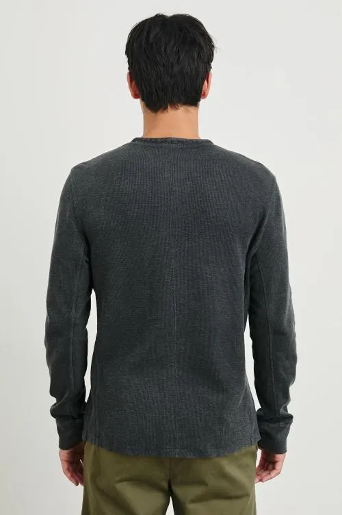 Men Rails TShirts and Polos Soto Henley Washed Black Men Rails TShirts and Polos Soto Henley Washed Black