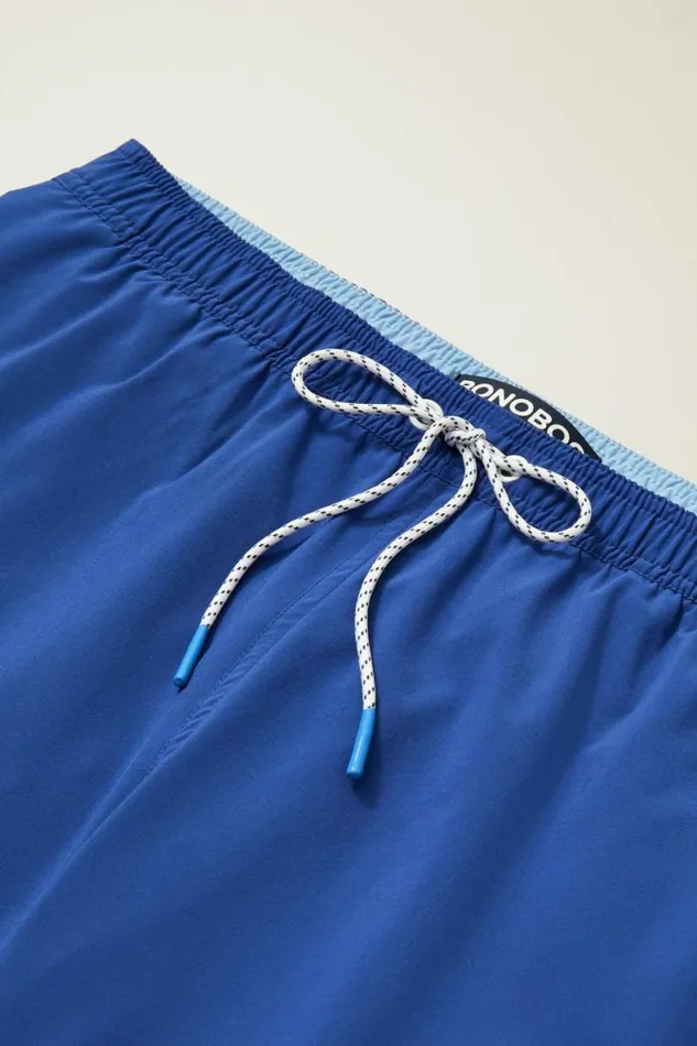 Men Riviera Recycled Swim Trunks Deep Blue Bonobos Swim Trunks