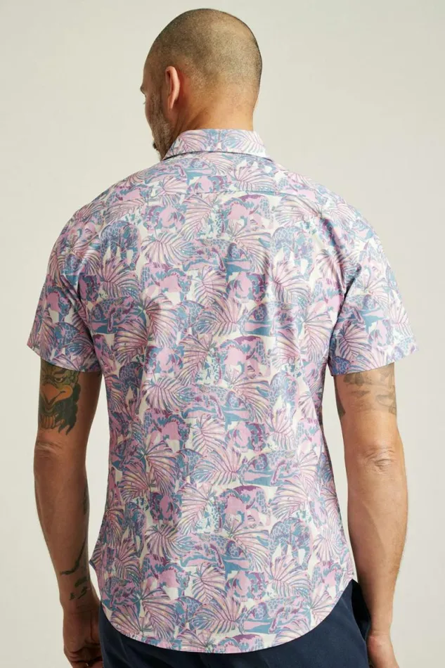 Men Riviera Short Sleeve Shirt Lavender Prowlers Bonobos Short Sleeve Shirts