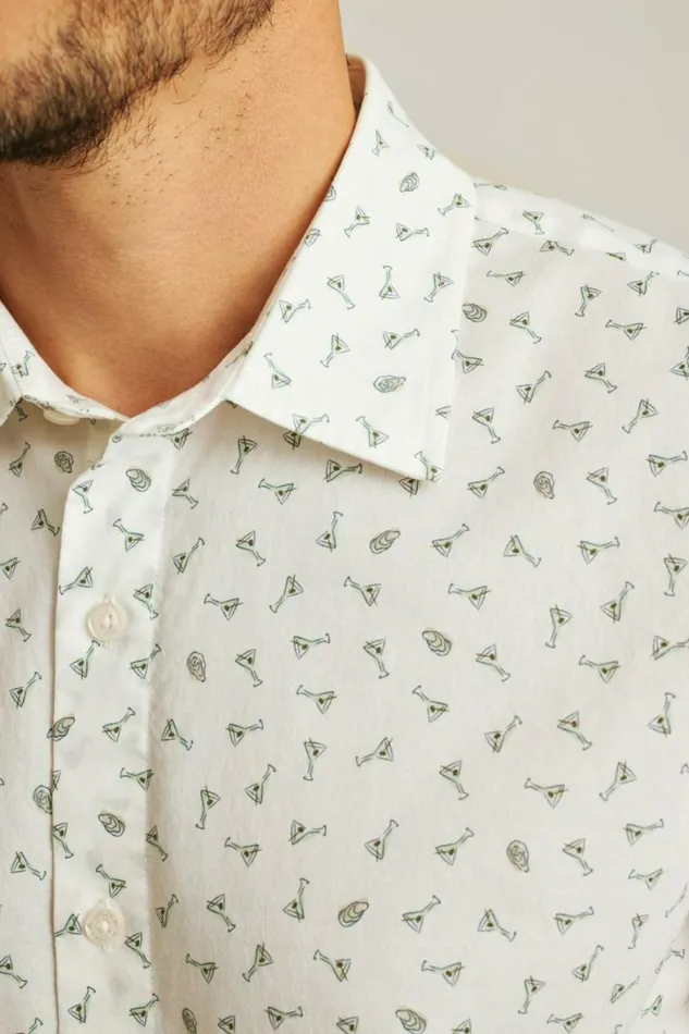Men Riviera Short Sleeve Shirt Marseillan Martinis Bonobos Short Sleeve Shirts
