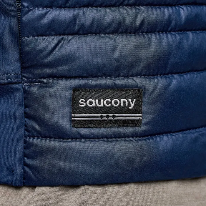 Men Saucony Men8217s Hurricane Insulated Jacket Navy Jackets