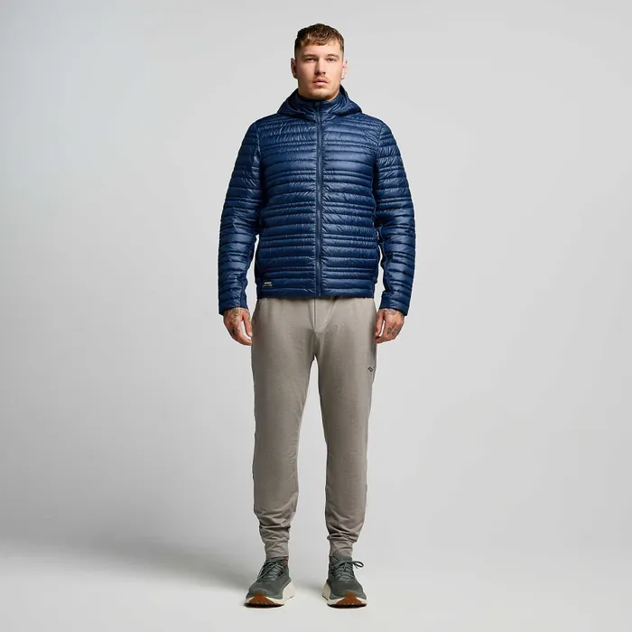 Men Saucony Men8217s Hurricane Insulated Jacket Navy Jackets