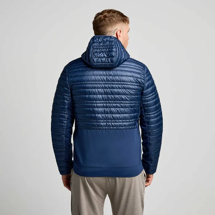 Men Saucony Men8217s Hurricane Insulated Jacket Navy Jackets