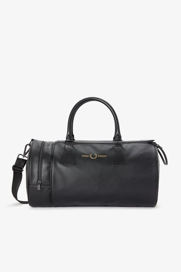 Men Scotch Grain Barrel Bag Black Fred Perry Bags