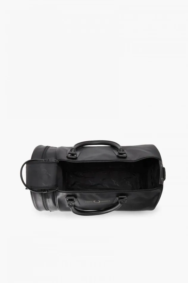 Men Scotch Grain Barrel Bag Black Fred Perry Bags