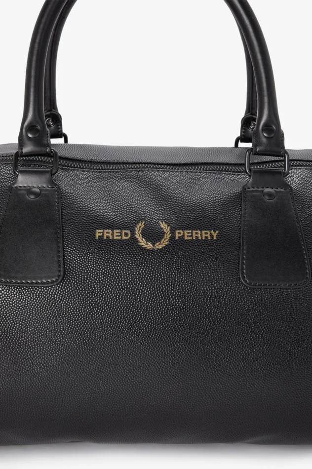 Men Scotch Grain Barrel Bag Black Fred Perry Bags
