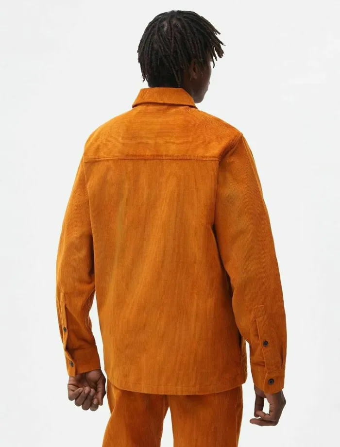 Men Shirts Dickies Higginson Long Sleeve Shirt Pumpk Spice