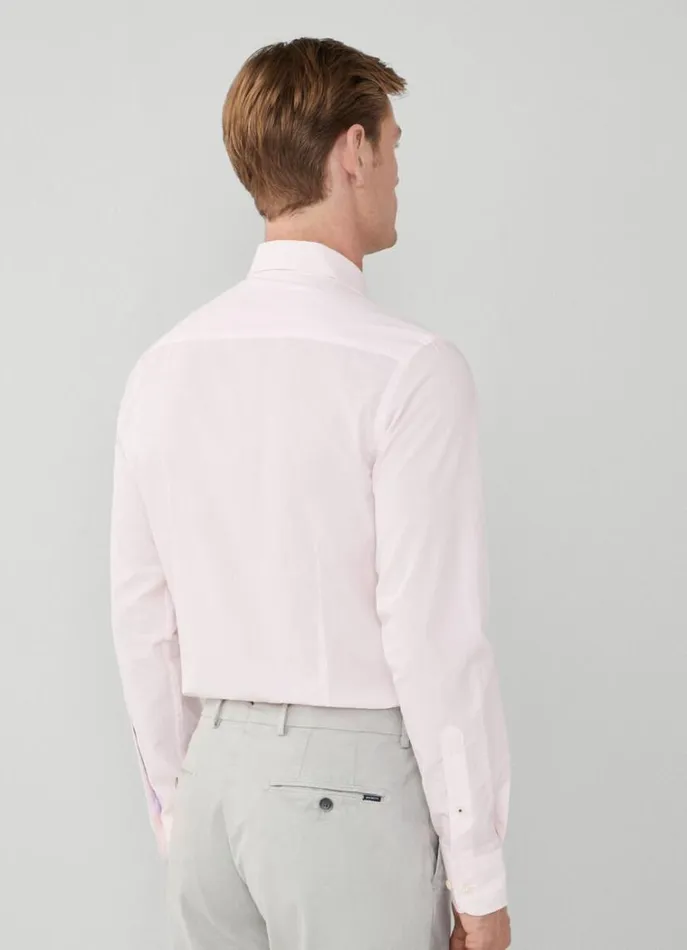 Men Shirts Hackett London Slim Fit Bengal Striped Shirt Pink