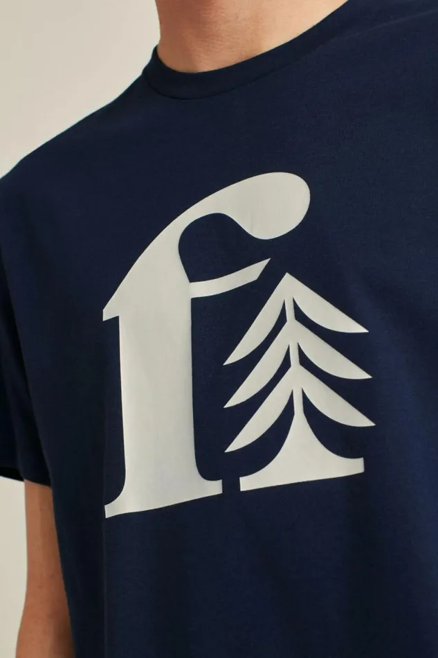 Men Short Sleeve Logo Tee Navy Blue Logo Bonobos Short Sleeve Tees