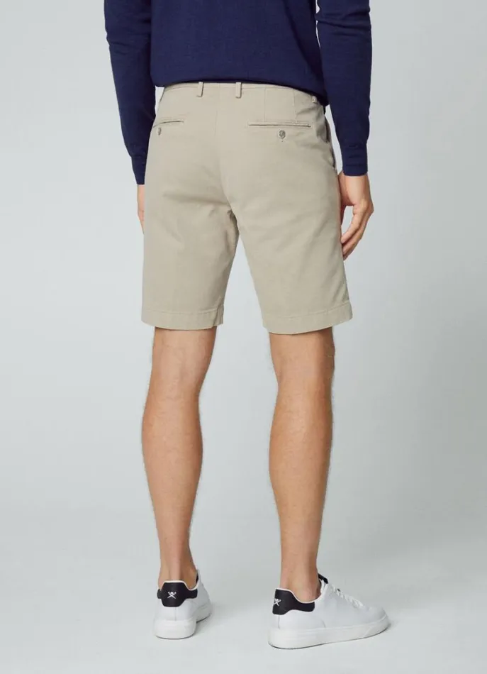 Men Shorts Hackett London Sanderson Chinos Shorts Taupe Beige