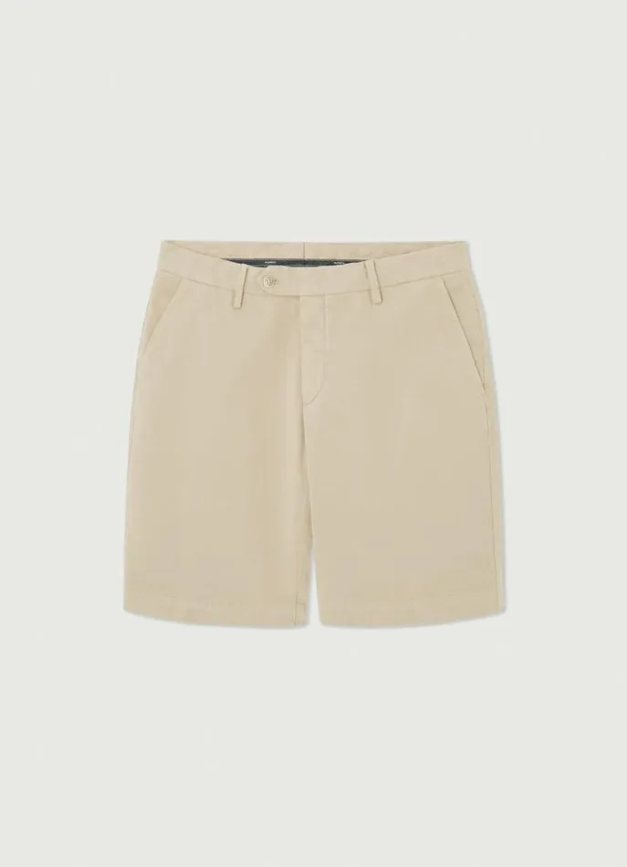 Men Shorts Hackett London Sanderson Chinos Shorts Taupe Beige
