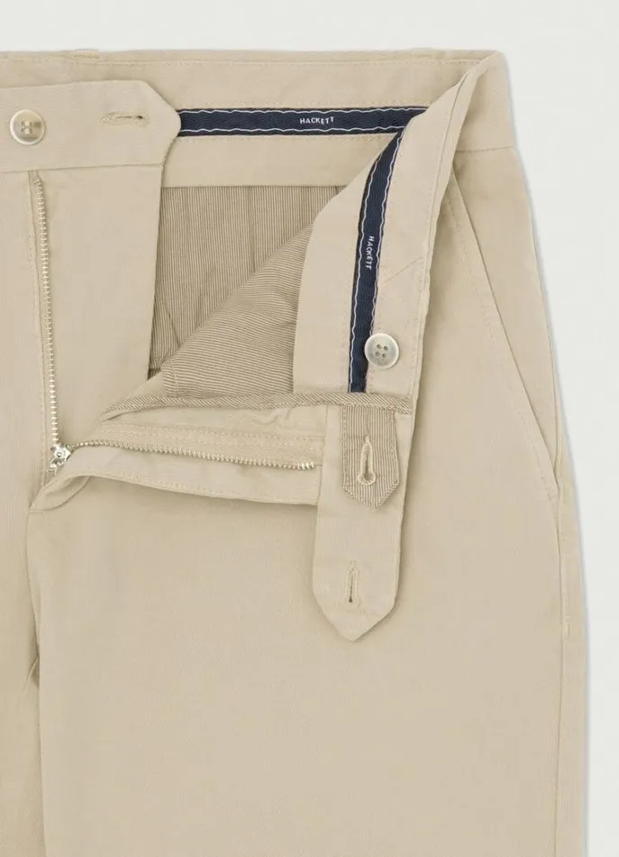 Men Shorts Hackett London Sanderson Chinos Shorts Taupe Beige