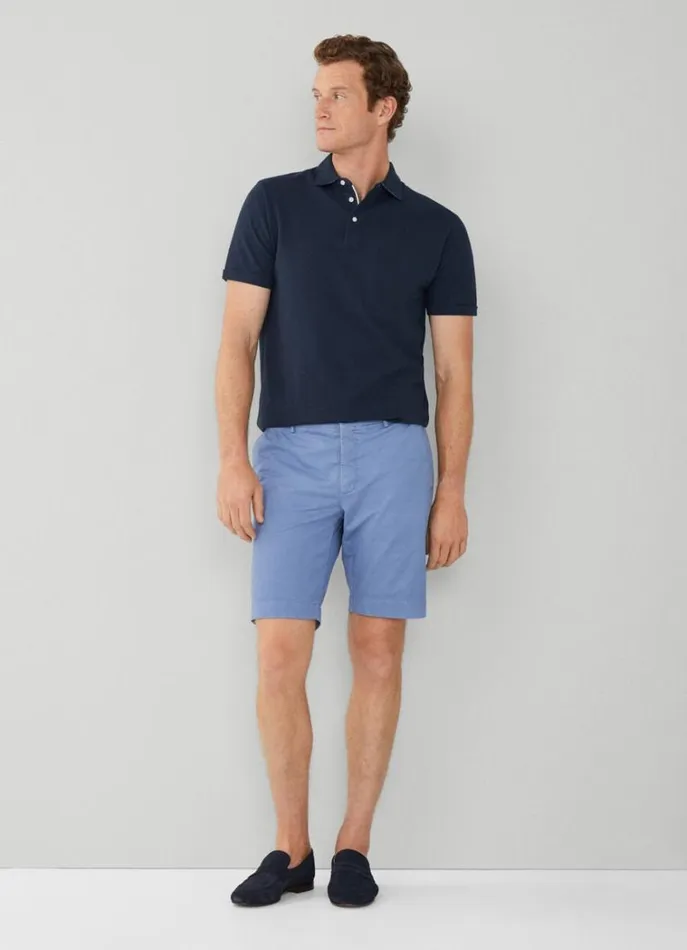 Men Shorts Hackett London Slim Fit Kensington Shorts Avio