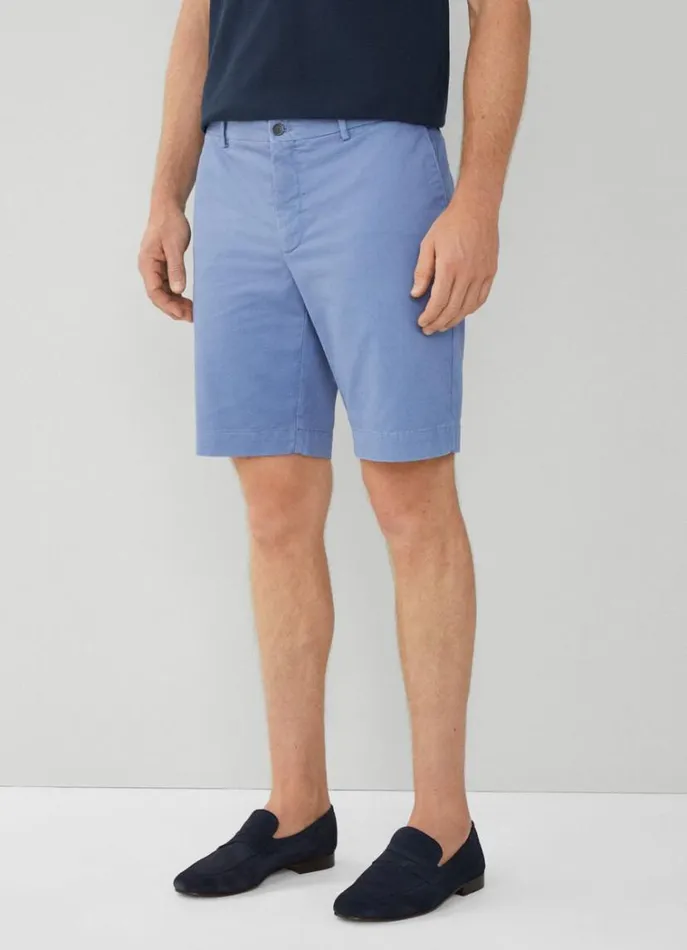 Men Shorts Hackett London Slim Fit Kensington Shorts Avio