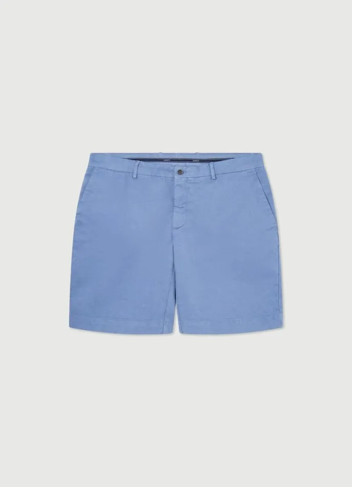 Men Shorts Hackett London Slim Fit Kensington Shorts Avio