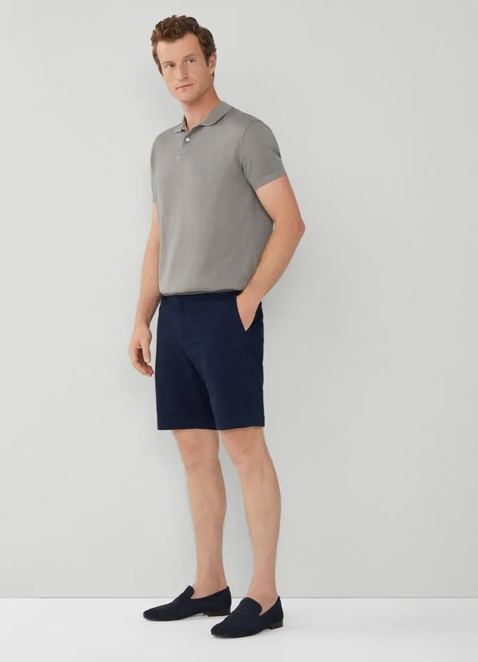 Men Shorts Hackett London Slim Fit Kensington Shorts Navy Blazer