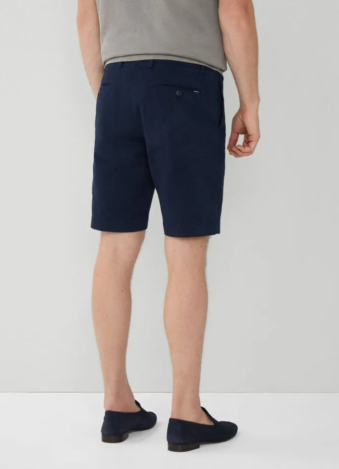 Men Shorts Hackett London Slim Fit Kensington Shorts Navy Blazer
