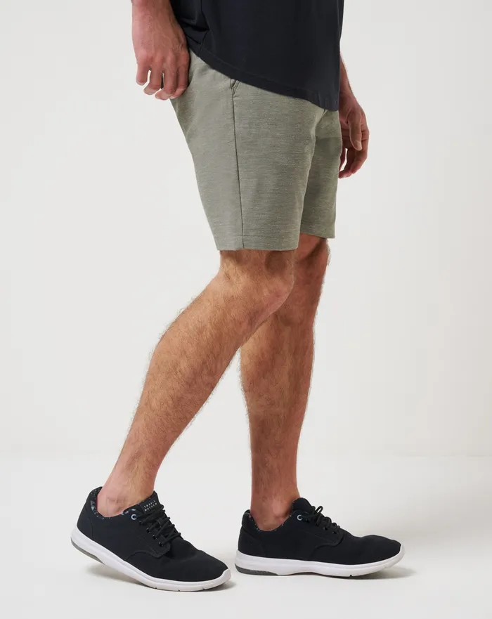 Men Shorts TravisMathew ADIRONDACK SHORT 9IN Heather Olive