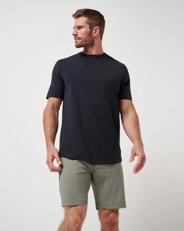 Men Shorts TravisMathew ADIRONDACK SHORT 9IN Heather Olive