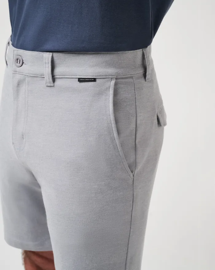 Men Shorts TravisMathew ADIRONDACK SHORT 9IN Heather Sleet