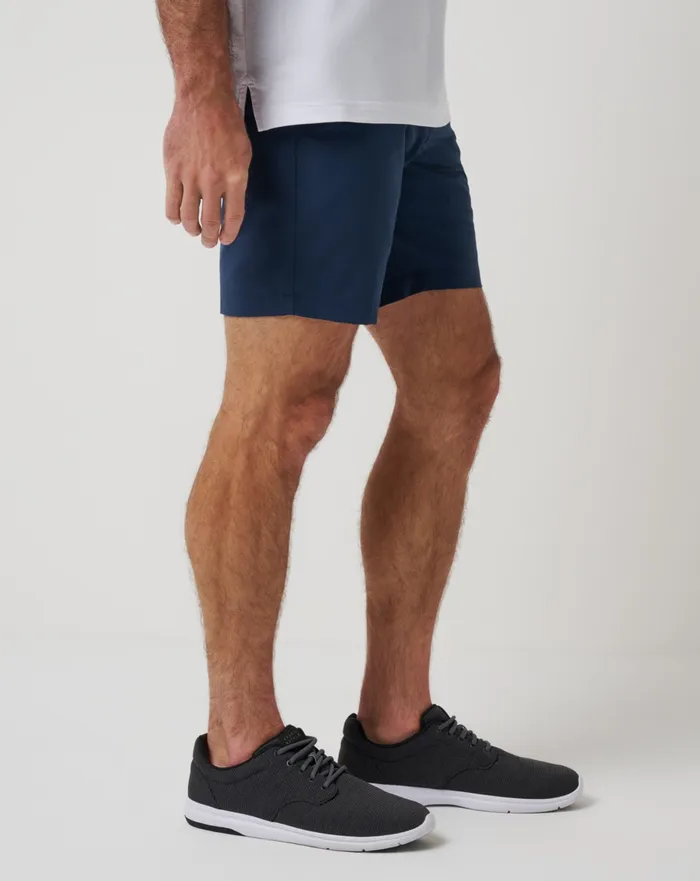 Men Shorts TravisMathew TECH CHINO SHORT 8IN Dress Blues