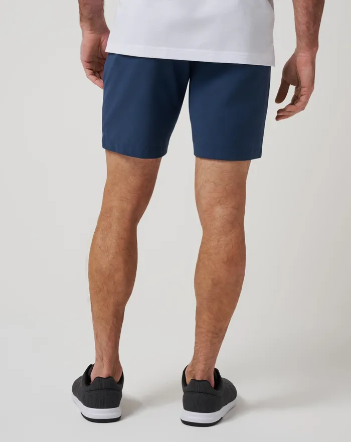 Men Shorts TravisMathew TECH CHINO SHORT 8IN Dress Blues