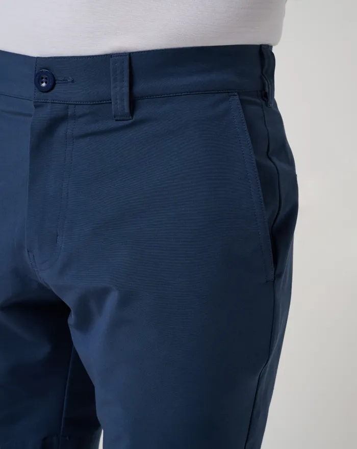 Men Shorts TravisMathew TECH CHINO SHORT 8IN Dress Blues