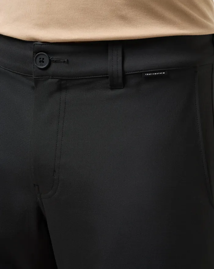 Men Shorts TravisMathew WANDERLUST SHORT 7IN Black