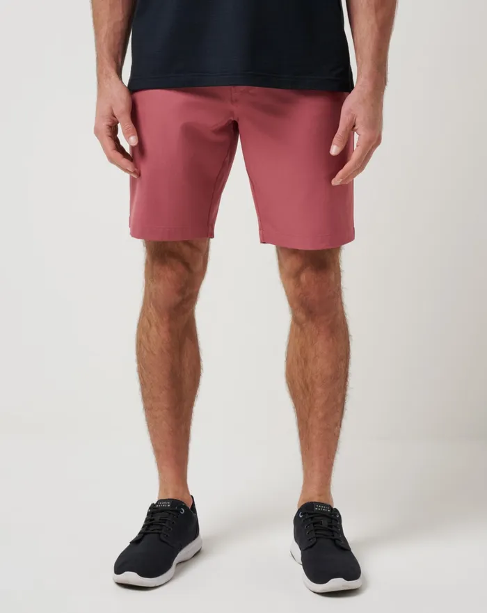 Men Shorts TravisMathew WANDERLUST SHORT 9IN Roan Rouge