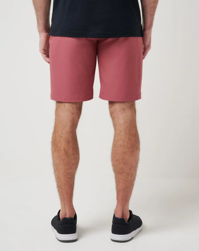 Men Shorts TravisMathew WANDERLUST SHORT 9IN Roan Rouge