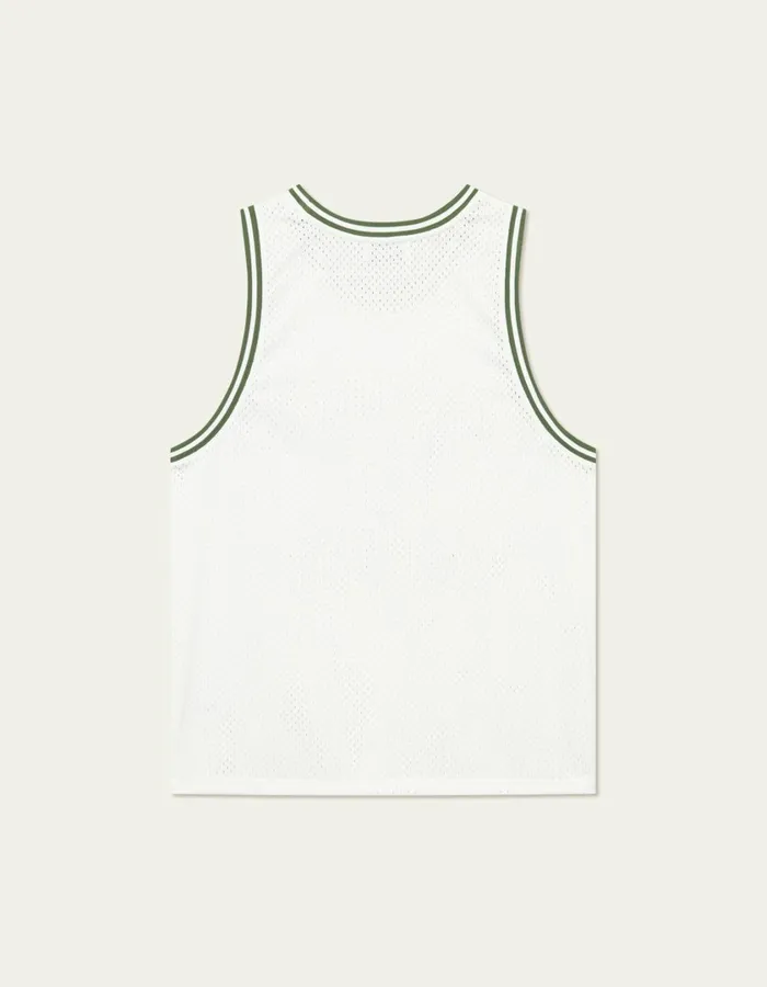 Men Silas Mesh Tank Top 8211 Light Ivory Les Deux Tshirts